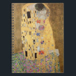 Carnet Gustav Klimt | The Kiss, 1907-08<br><div class="desc">The Kiss,  1907-08 | par Gustav Klimt | Lieu de l'art : Osterreichische Galerie Belvedere,  Vienne,  Autriche | Artiste autrichien | Numéro de collection d'images : XAM601</div>