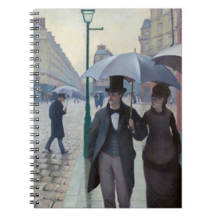 Carnet Gustave Caillebotte - Rue de Paris, temps de pluie