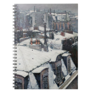 Carnet Gustave Caillebotte - Toits dans la neige