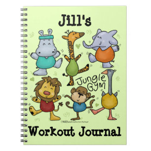 Carnet Gymnase Jungle Exercice Animaux