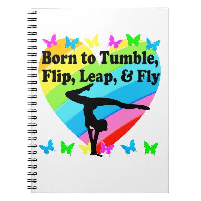 CARNET GYMNAST EST NÉE À LA CONCEPTION DE TUMBLE ET DE VO (Devant)