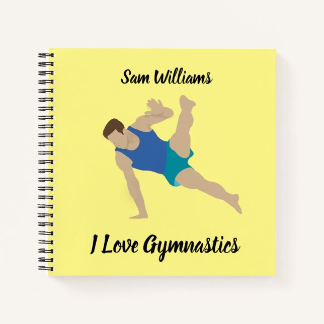 Carnet Gymnaste masculin (Devant)