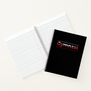 Carnet Gymnaste - Mot minimaliste moderne de gymnastique