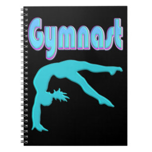 Carnet Gymnaste Saut de mains arrière pas en arrière Teal