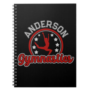Carnet Gymnastique AJOUTER NOM Gymnaste Saut au sol Athlè