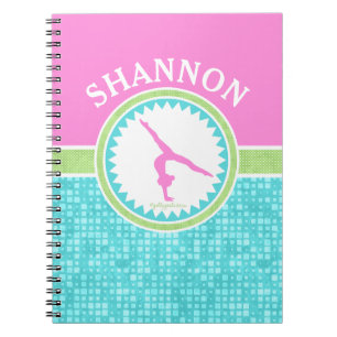 Carnet Gymnastique Tri En pastel de couleur avec la tuile