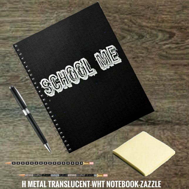 Carnet H. Métal Translucide-Wht (Créateur téléchargé)