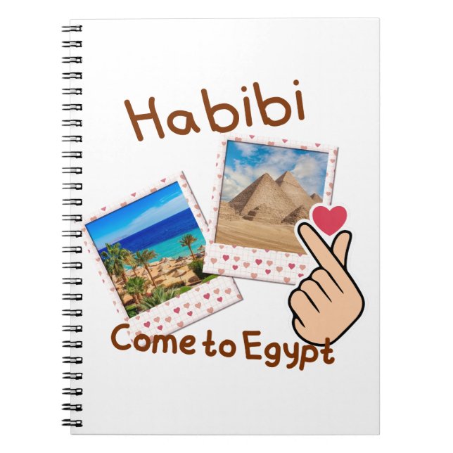 Carnet Habibi Viens en Égypte (Devant)