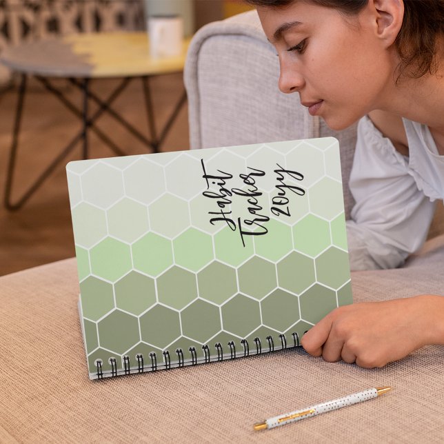 Carnet Habit Tracker Sage Green (Créateur téléchargé)