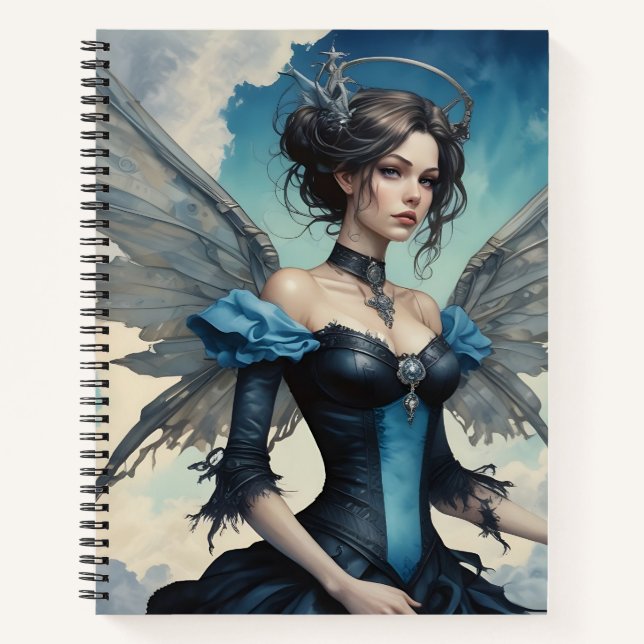 Carnet Hada Mecánica Azul y Negra (Devant)