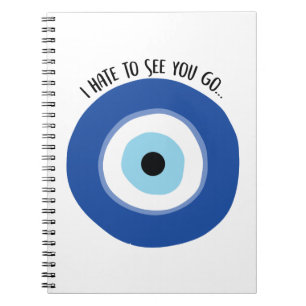 Carnet Haine De Te Voir Aller Sur Le Bloc-Notes