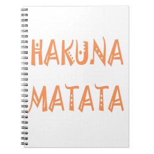 Carnet Hakuna Matata - Art Tribal Africain