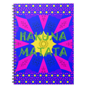 Carnet Hakuna Matata Beautiful Amazing Design Colors