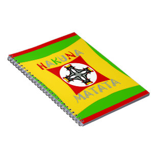 Carnet Hakuna Matata Fun Rasta Couleurs : Vibrant et sans
