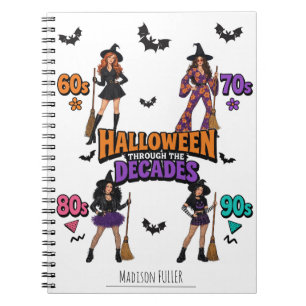 Carnet Halloween à travers les décennies Personnalisé