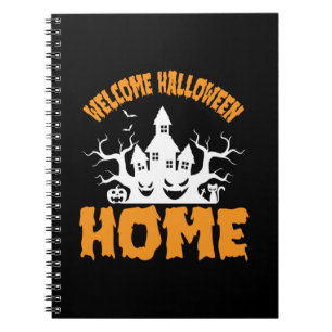Carnet Halloween Bienvenue Halloween Accueil Anniversaire