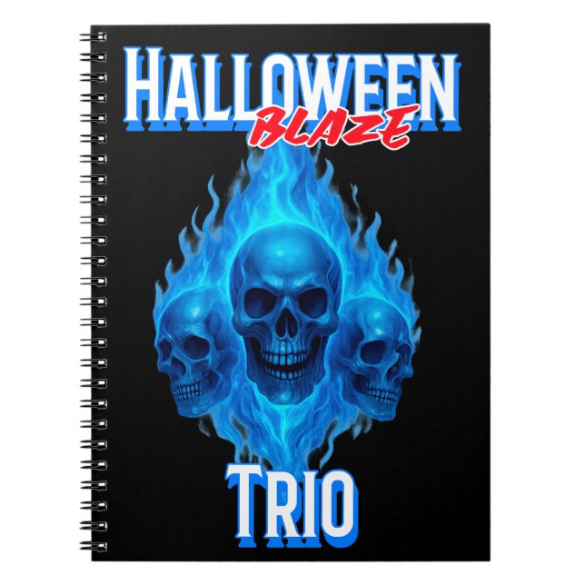 Carnet Halloween Blaze Trio (Devant)