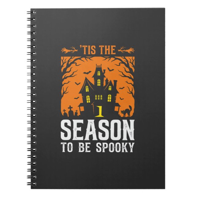 Carnet Halloween C'est La Saison Pour Être Effrayant Desi (Devant)