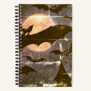 Carnet Halloween chauve-souris