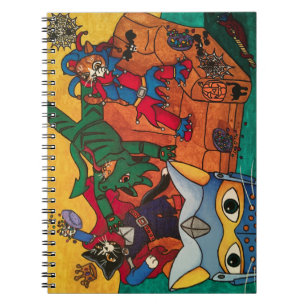 Carnet Halloween Chevalier Médiéval Costume Chats