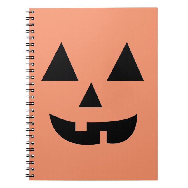 Carnet Halloween citrouille (Devant)
