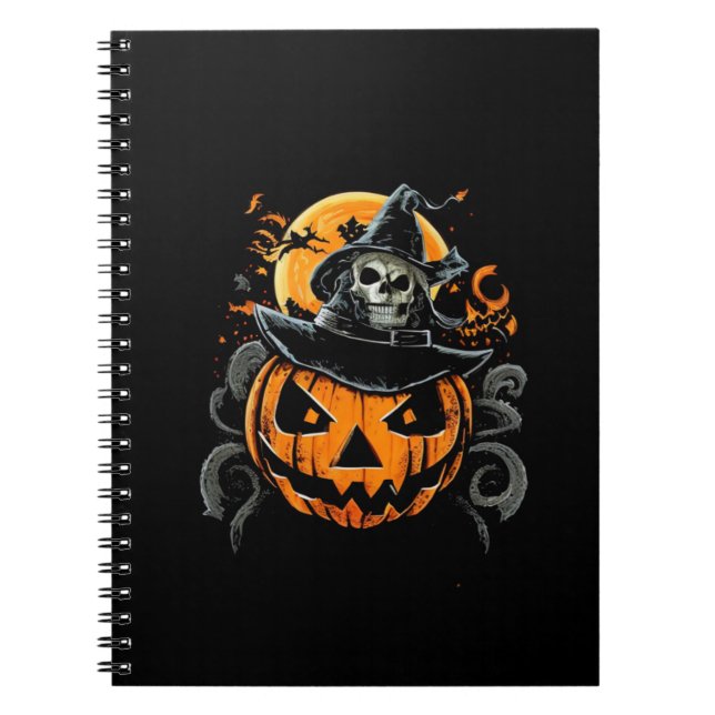 Carnet Halloween/citrouille/automne  (Devant)