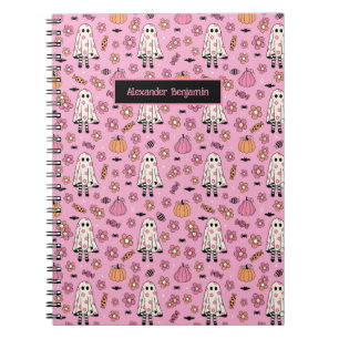 Carnet Halloween Citrouille du fantôme mignon