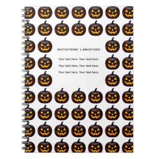 Carnet Halloween Citrouille festif