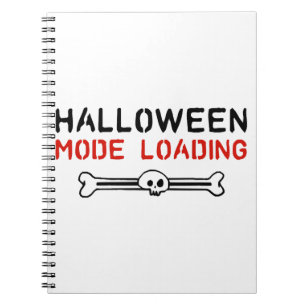 Carnet Halloween cool dire Halloween parti