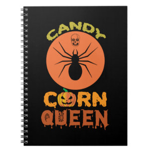 Carnet Halloween Corn Corn Queen Anniversaire