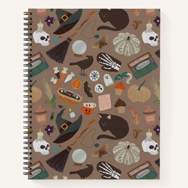 Carnet Halloween Cottagecore (Devant)