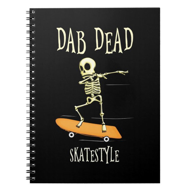 Carnet Halloween Dabbing Skatestyle (Devant)