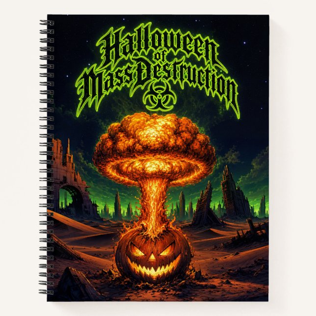 Carnet Halloween de destruction massive Citrouille radioa (Devant)