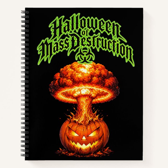 Carnet Halloween de destruction massive Jack-o'-lanterne  (Devant)