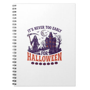 Carnet Halloween de la Faucheuse Maison Hantée Jamais Tro