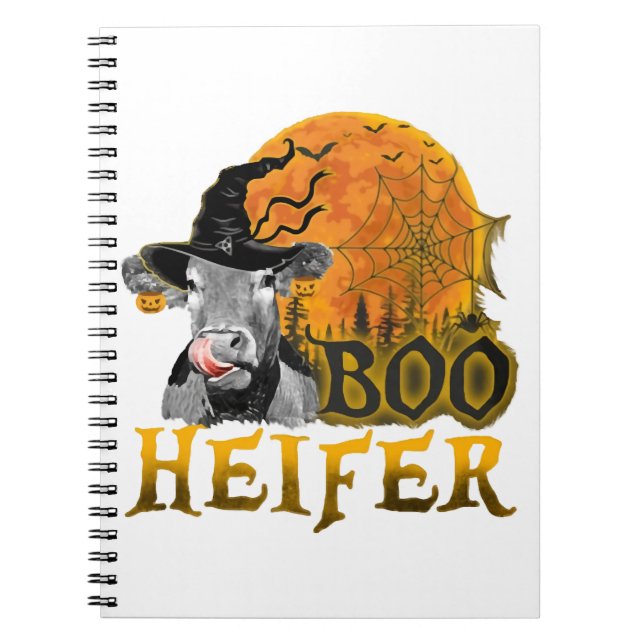 Carnet Halloween de la vache (Devant)