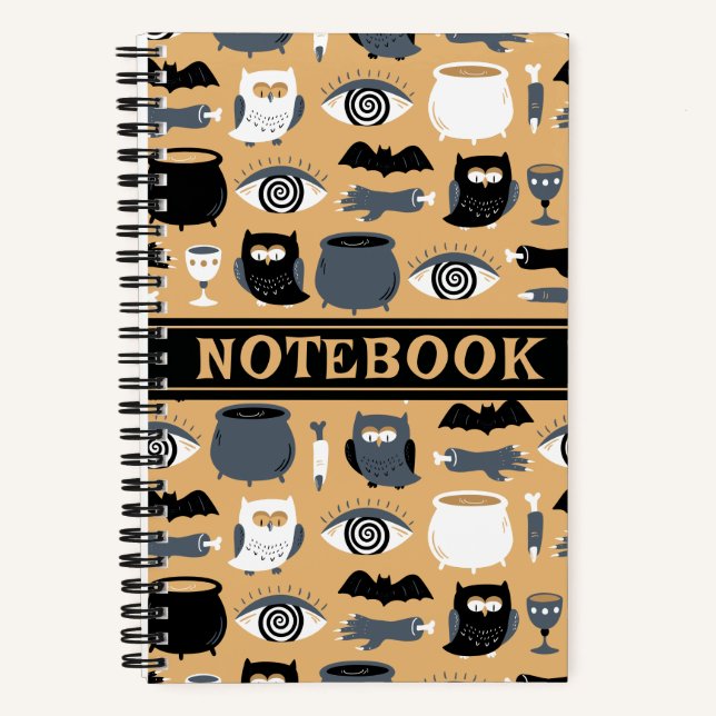 Carnet Halloween de l'horreur Éffrayante de cuisine (Recto)