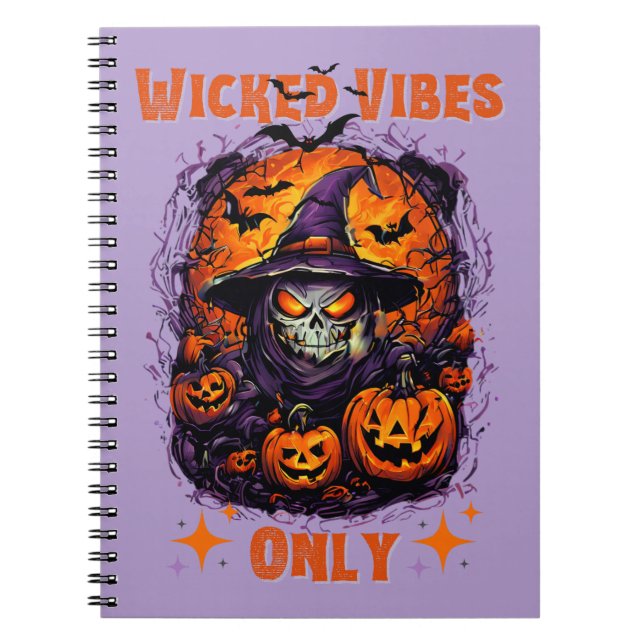 Carnet Halloween : Des sourires de sorcières effrayantes  (Devant)