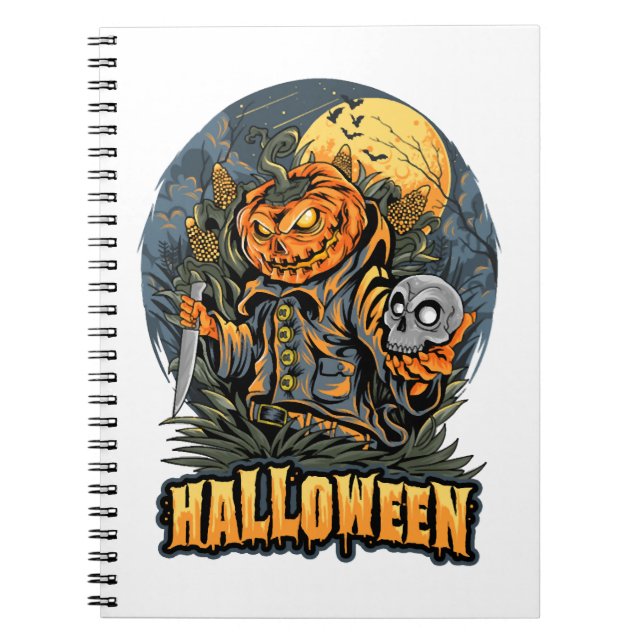 Carnet Halloween effrayant (Devant)