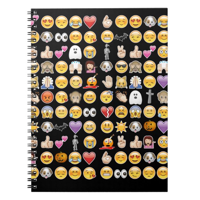 Carnet halloween emoji (Devant)