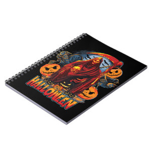 Carnet Halloween Evil skeleton
