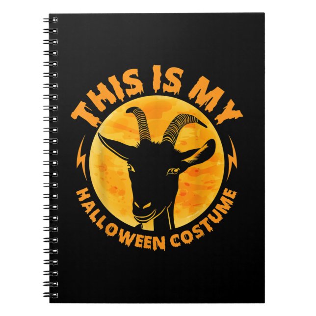 Carnet Halloween Goat Costumes (Devant)
