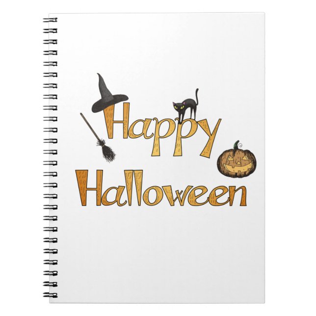 Carnet Halloween heureux (Devant)
