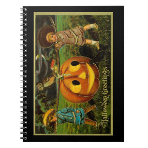 Carnet Halloween Jack-o-Lantern nuit de récolte par les e