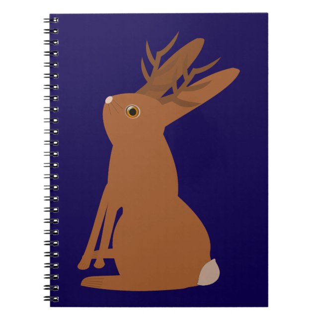 Carnet Halloween Jackalope Trou ou traitement (Devant)