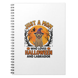 Carnet Halloween Labrador Maman Design de Chien Vintage_1