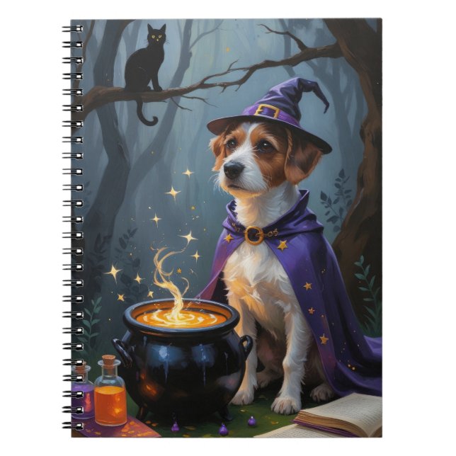 Carnet Halloween lunaire de Chesapeake Bay Terrier (Devant)