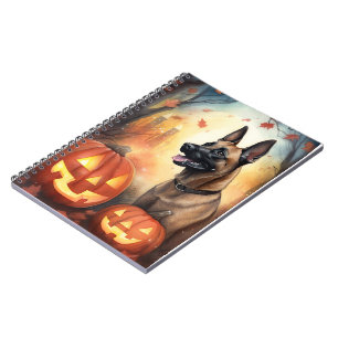 Carnet Halloween Malinoi Belge Avec Peur Citrouille