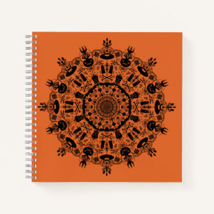 Carnet Halloween Mandala