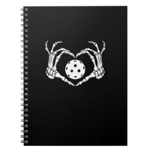 Carnet Halloween Pickle Skeleton Mains de coeur